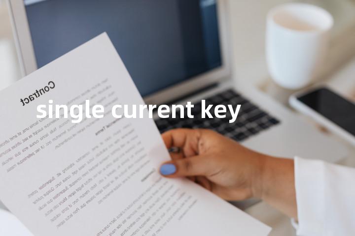 single current key单词图解，单词释义场景配图