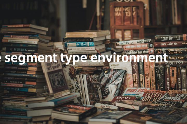 single segment type environment单词图解，单词释义场景配图