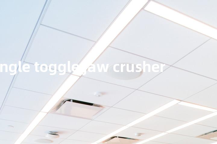 single toggle jaw crusher单词图解，单词释义场景配图