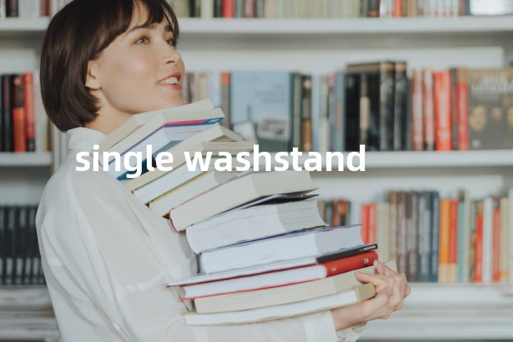 single washstand单词图解，单词释义场景配图