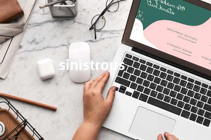 sinistrous单词图解，单词释义场景配图