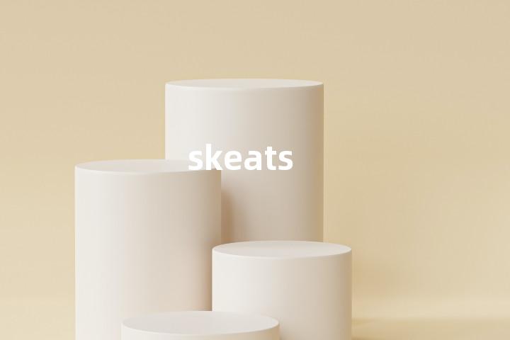 skeats单词图解，单词释义场景配图