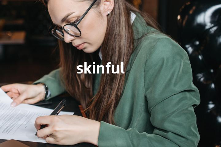 skinful单词图解，单词释义场景配图