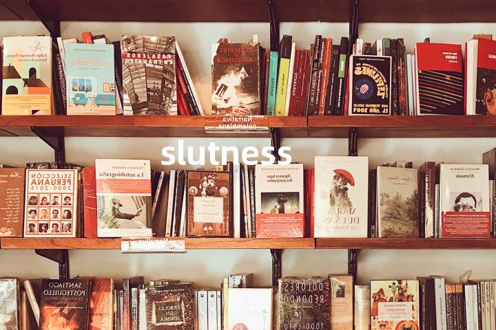slutness单词图解，单词释义场景配图