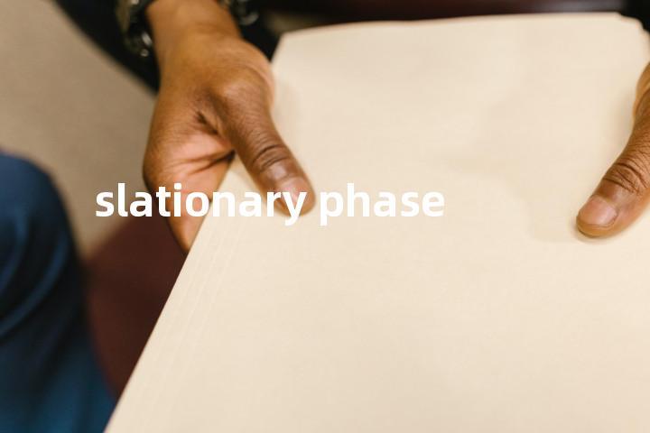 slationary phase单词图解，单词释义场景配图