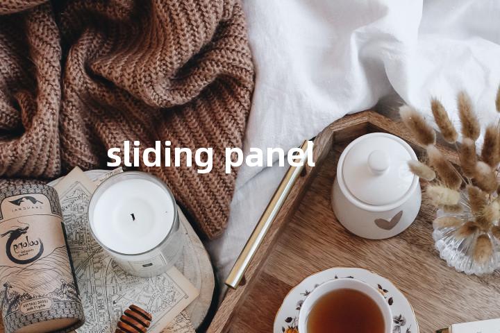 sliding panel单词图解，单词释义场景配图