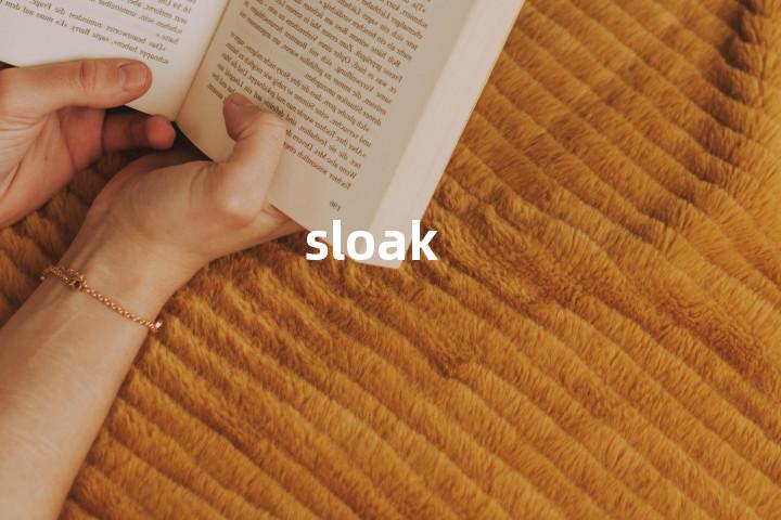 sloak单词图解，单词释义场景配图