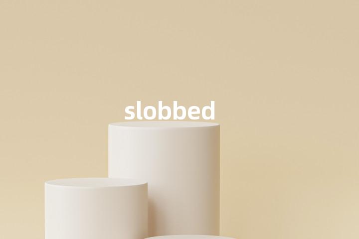 slobbed单词图解，单词释义场景配图