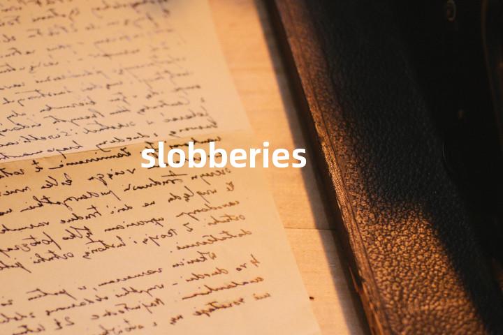 slobberies单词图解，单词释义场景配图