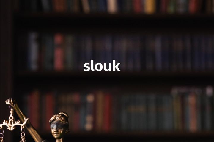 slouk单词图解，单词释义场景配图