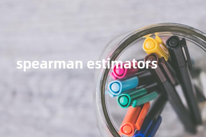 spearman estimators单词图解，单词释义场景配图