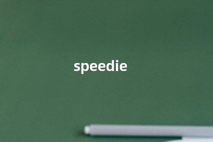 speedie单词图解，单词释义场景配图