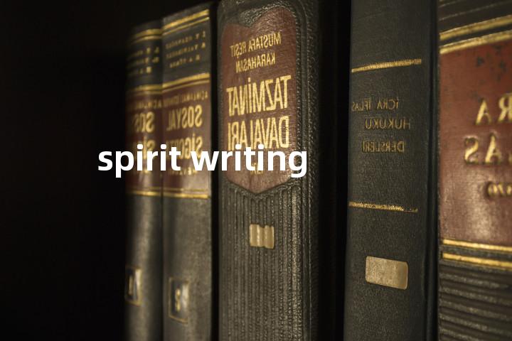 spirit writing单词图解，单词释义场景配图
