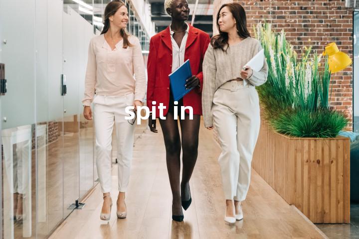 spit in单词图解，单词释义场景配图
