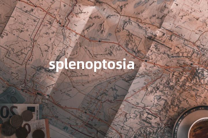 splenoptosia单词图解，单词释义场景配图