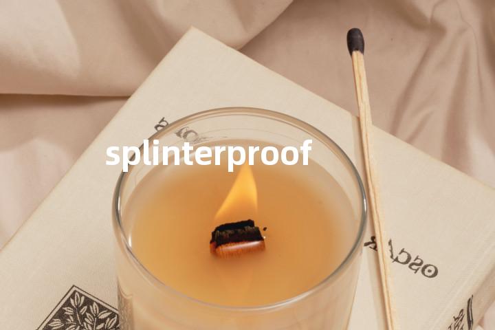 splinterproof单词图解，单词释义场景配图