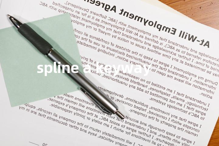 spline a keyway单词图解，单词释义场景配图