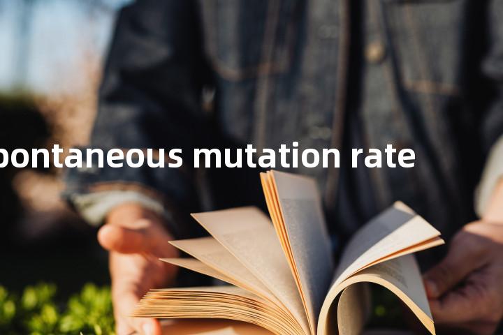 spontaneous mutation rate单词图解，单词释义场景配图