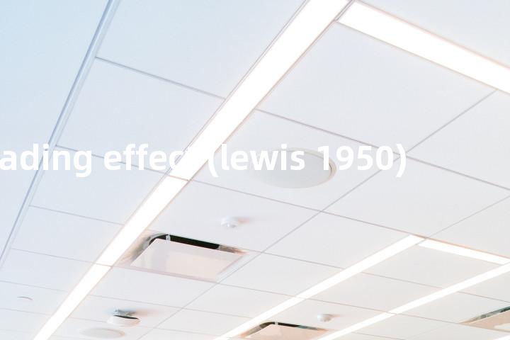 spreading effect (lewis 1950)单词图解，单词释义场景配图