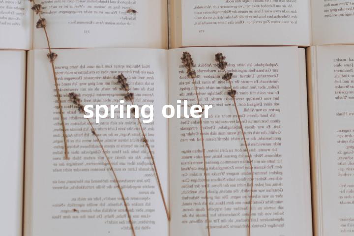 spring oiler单词图解，单词释义场景配图