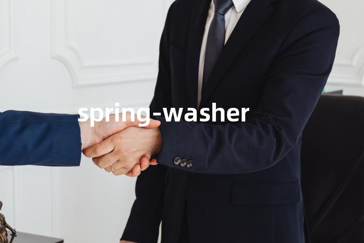 spring-washer单词图解，单词释义场景配图