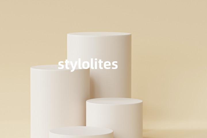 stylolites单词图解，单词释义场景配图