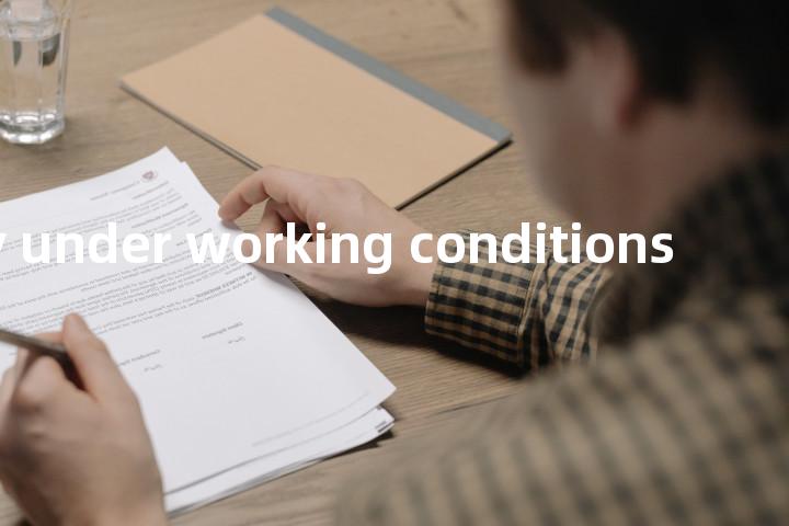 stability under working conditions单词图解，单词释义场景配图