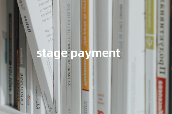 stage payment单词图解，单词释义场景配图