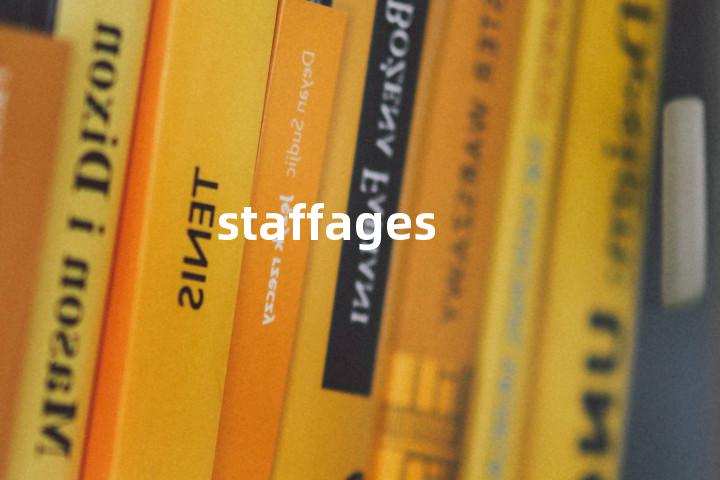 staffages单词图解，单词释义场景配图