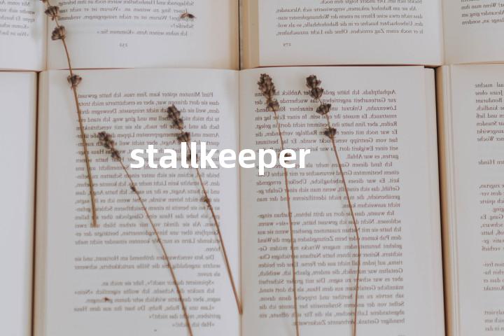 stallkeeper单词图解，单词释义场景配图