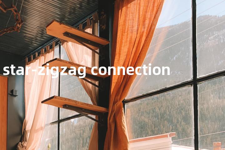 star-zigzag connection单词图解，单词释义场景配图