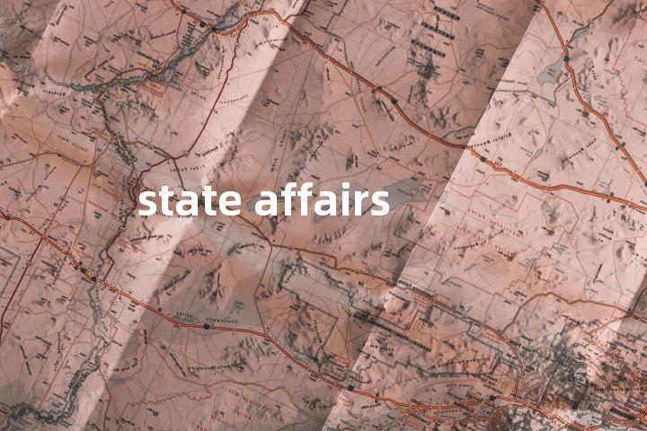 state affairs单词图解，单词释义场景配图