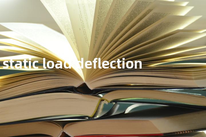 static load deflection单词图解，单词释义场景配图