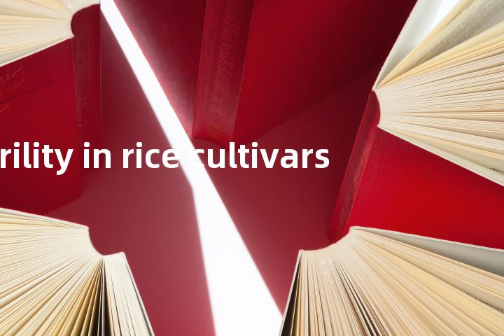 sterility in rice cultivars单词图解，单词释义场景配图