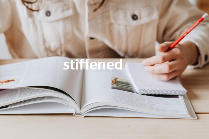 stiffened单词图解，单词释义场景配图