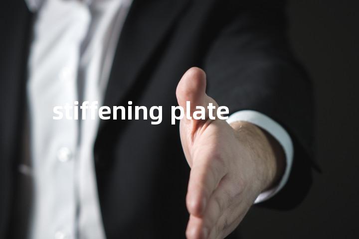 stiffening plate单词图解，单词释义场景配图