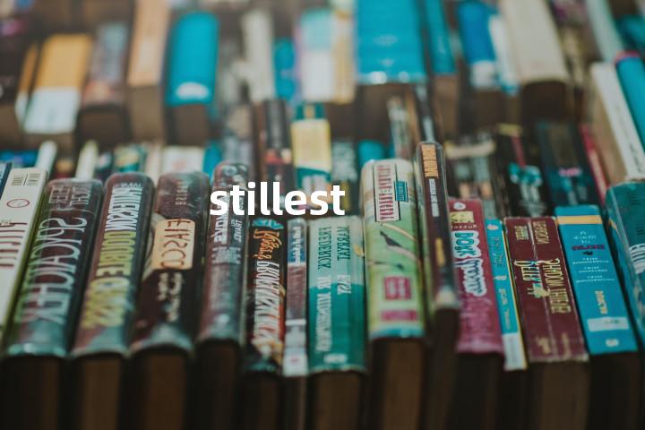 stillest单词图解，单词释义场景配图