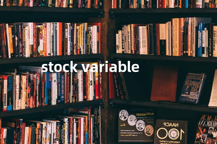 stock variable单词图解，单词释义场景配图