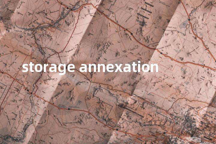 storage annexation单词图解，单词释义场景配图