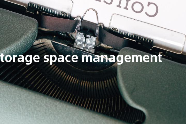 storage space management单词图解，单词释义场景配图