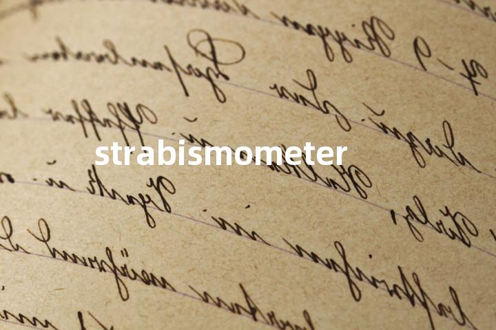 strabismometer单词图解，单词释义场景配图