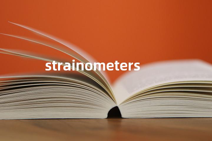 strainometers单词图解，单词释义场景配图