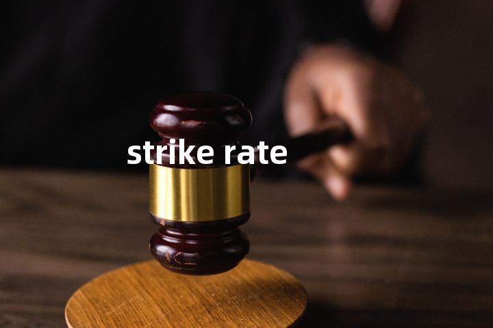 strike rate单词图解，单词释义场景配图