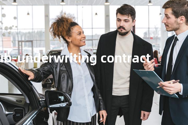 sub-underwriting contract单词图解，单词释义场景配图