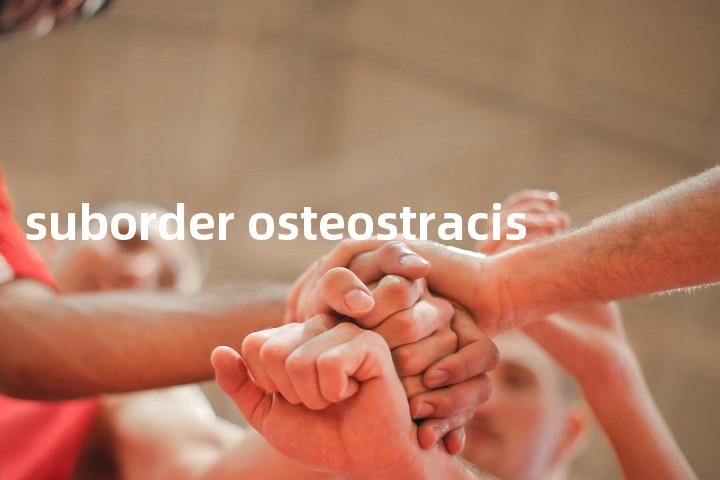 suborder osteostracis单词图解，单词释义场景配图