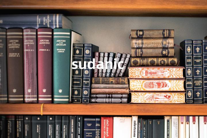 sudanic单词图解，单词释义场景配图