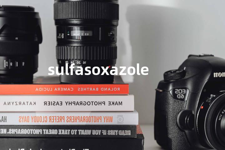 sulfasoxazole单词图解，单词释义场景配图