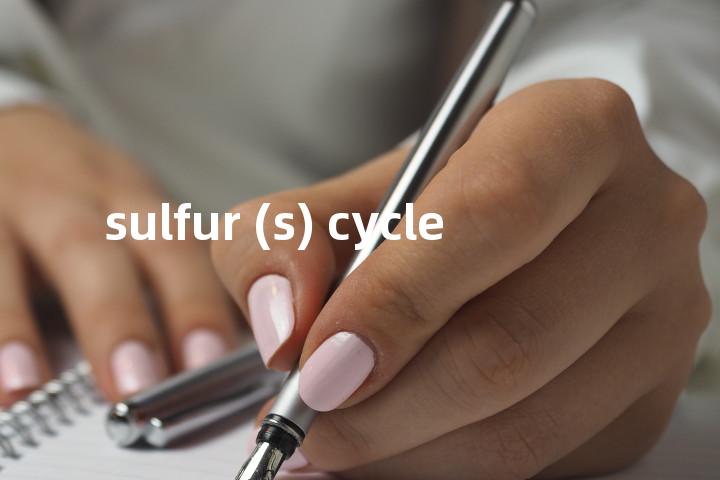 sulfur (s) cycle单词图解，单词释义场景配图