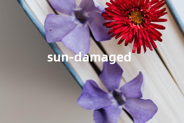 sun-damaged单词图解，单词释义场景配图