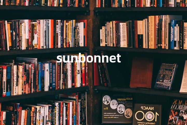 sunbonnet单词图解，单词释义场景配图